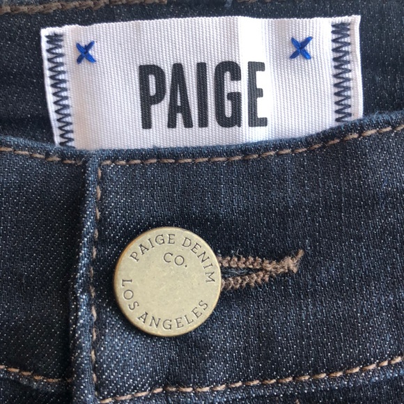 Paige Maternity Jeans Skyline Straight Twilight - Picture 2 of 4